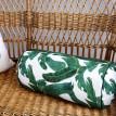 Подушка-валик "Тропічні листя"