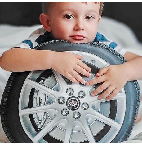 Подушка круглая «Колесо»