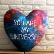 Подушка серце You are my universe