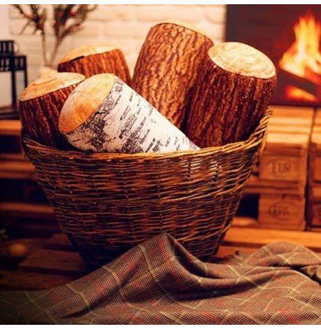 Подушка-валик «Колода берези»