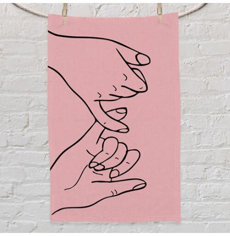 Полотенце с принтом "У нас с тобой до мурашек"