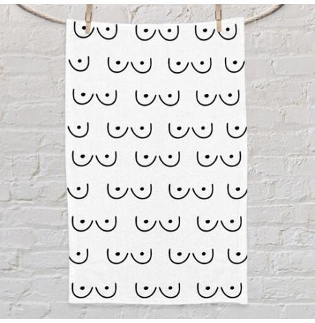 Полотенце с принтом "Сисечки"