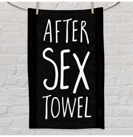 Полотенце с принтом After sex towel