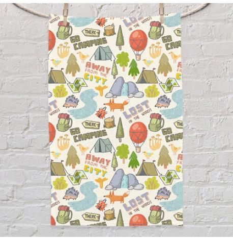 Полотенце с детским рисунком Go camping
