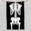 Полотенце с принтом "Скелет"