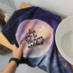 Полотенце с принтом I love you to the moon and back