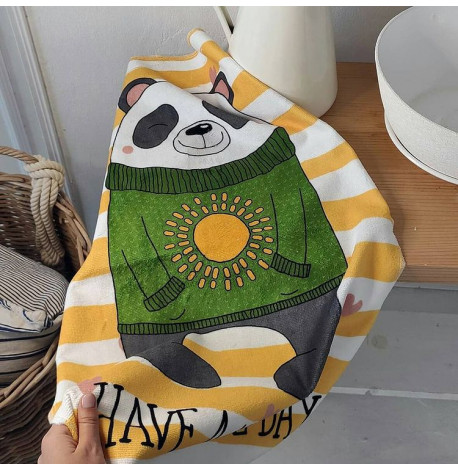 Полотенце с принтом Have a nice day