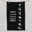 Рушник з принтом Hello friends