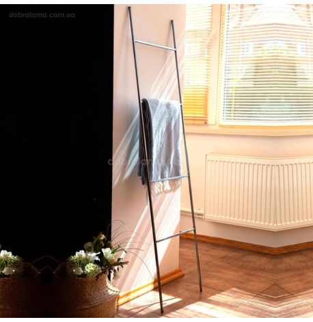 Напольная вешалка-лестница для полотенец