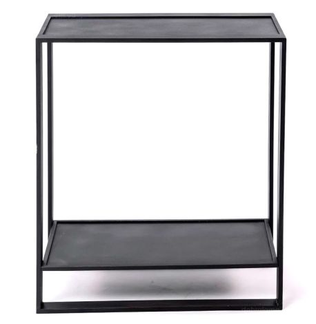 Металлический консольный столик (черный)