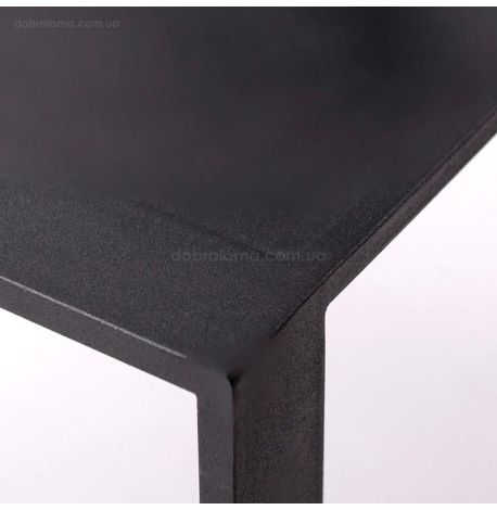 Металлический консольный столик (черный)