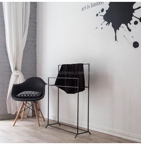 Підлогова стійка-вішалка для пледів та рушників