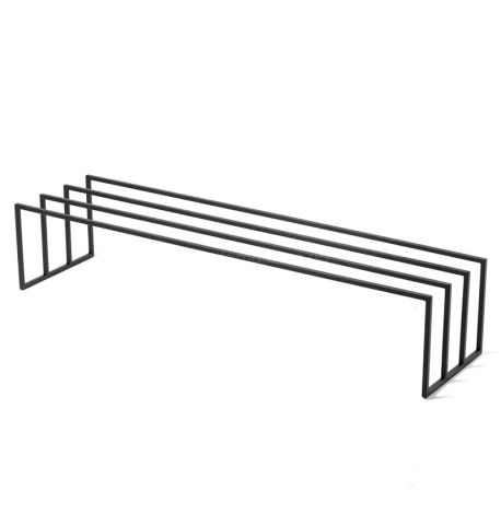 Металлическая подставка для обуви (черная)