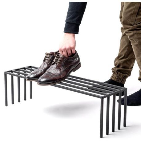 Металлическая подставка для обуви «Паук» (черная)