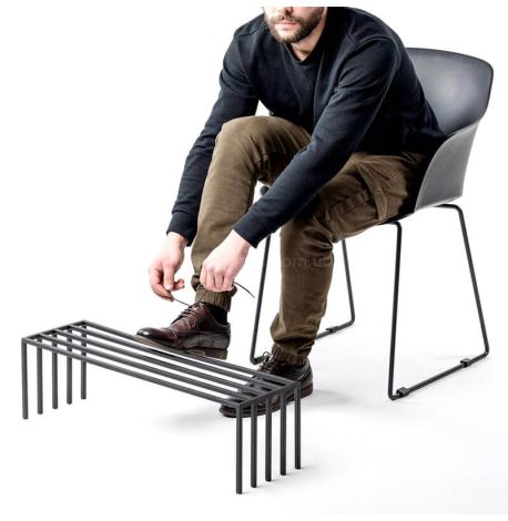 Металлическая подставка для обуви «Паук» (черная)