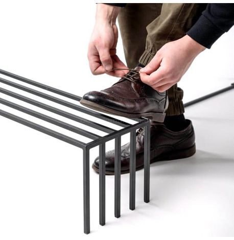 Металлическая подставка для обуви «Паук» (черная)