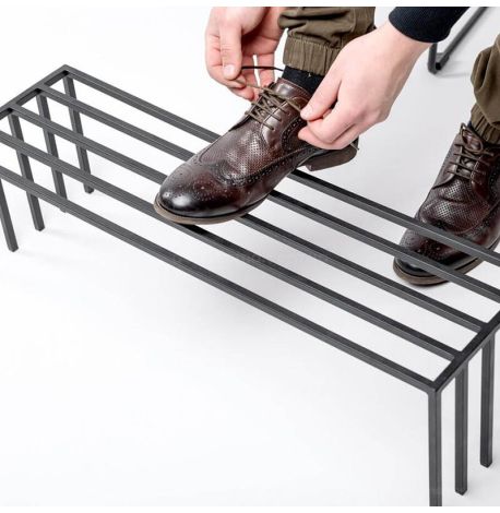 Металлическая подставка для обуви «Паук» (черная)