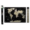 Скретч-карта мира без россии My Map Perfect World 88х63 (английский язык) в тубусе