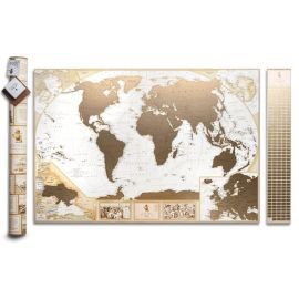 Скретч-карта світу My Map Antique edition (англійська мова) в тубусі