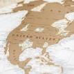 Скретч-карта мира My Map Antique edition (английский язык) в тубусе