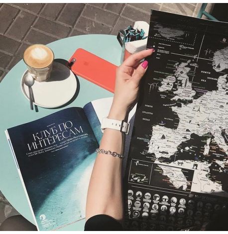 Скретч-карта Європи My Map Europe edition 41х61 (англійська мова) в тубусі