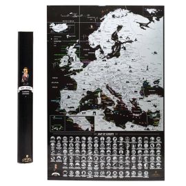 Скретч-карта Європи My Map Europe edition 41х61 (англійська мова) в тубусі