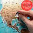 Скретч-карта світу з прапорами My Map Flags Edition 88х63 (англійська мова) в тубусі