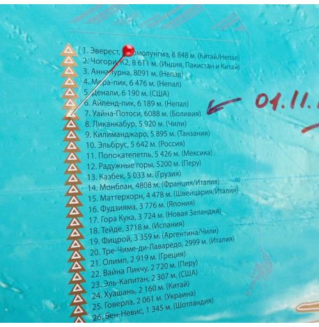 Скретч-карта світу з прапорами My Map Flags Edition 88х63 (російська мова) в тубусі