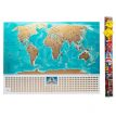 Скретч-карта світу з прапорами My Map Flags Edition 88х63 (українська мова) в тубусі