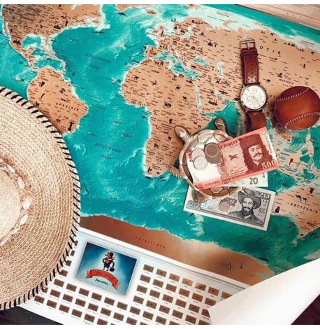 Скретч-карта світу з прапорами My Map Flags Edition 88х63 (українська мова) в тубусі