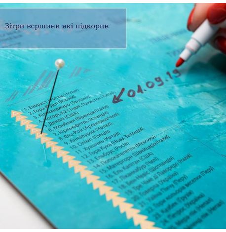 Скретч-карта світу з прапорами My Map Flags Edition 88х63 (українська мова) в тубусі