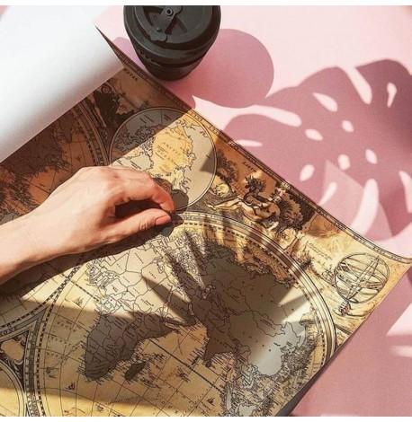 Скретч-карта світу My Map Special edition (англійська мова) в тубусі