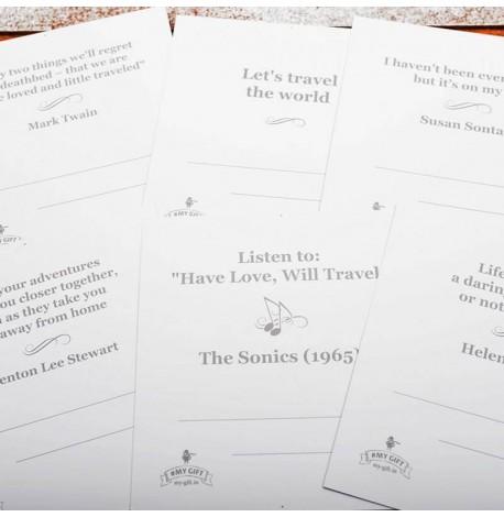 Набір скретч-листівок з континентами Map of the World в подарунковому конверті