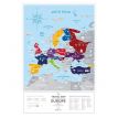 Скретч-карта Європи Travel Map Silver Europe (англійська мова) в тубусі