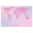 Скретч-карта світу Travel Map Love World (англійська мова) в тубусі