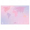 Скретч-карта світу Travel Map Love World (англійська мова) в тубусі