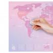 Скретч-карта світу Travel Map Love World (англійська мова) в тубусі
