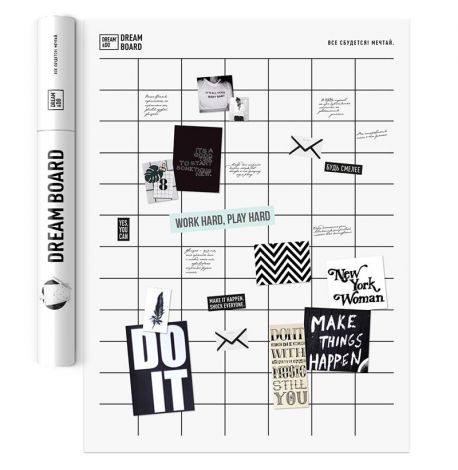 Доска визуализации желаний Dream&Do Board (русский язык) в тубусе