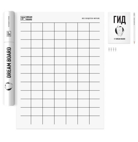 Доска визуализации желаний Dream&Do Board (русский язык) в тубусе