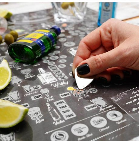 Алкогольний скретч-постер My Drink Poster edition (англійська мова) в тубусі