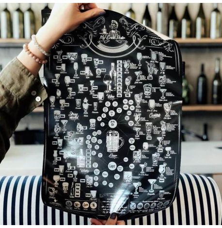 Алкогольний скретч-постер My Drink Poster edition (англійська мова) в тубусі