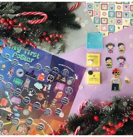 Дитячий скретч-постер My First Poster edition (українська мова) в тубусі