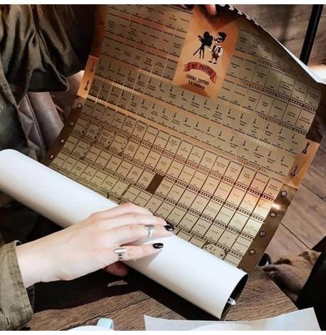 Скретч-постер фільмів My Poster Cinema edition 20 century (українська мова) в тубусі