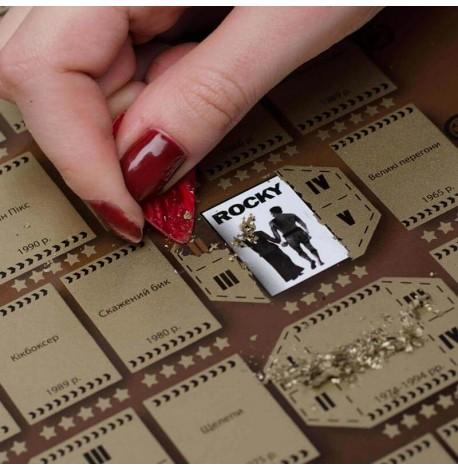 Скретч-постер фільмів My Poster Cinema edition 20 century (українська мова) в тубусі