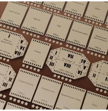 Скретч-постер фільмів My Poster Cinema edition 20 century (українська мова) в тубусі