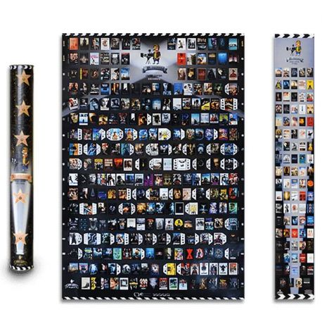 Скретч-постер фільмів My Poster Cinema edition 21 century (англійська мова) в тубусі