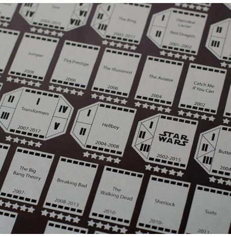 Скретч-постер фільмів My Poster Cinema edition 21 century (англійська мова) в тубусі