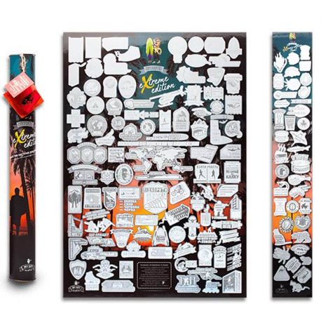 Скретч-постер My Poster Extreme edition (українська мова) в тубусі