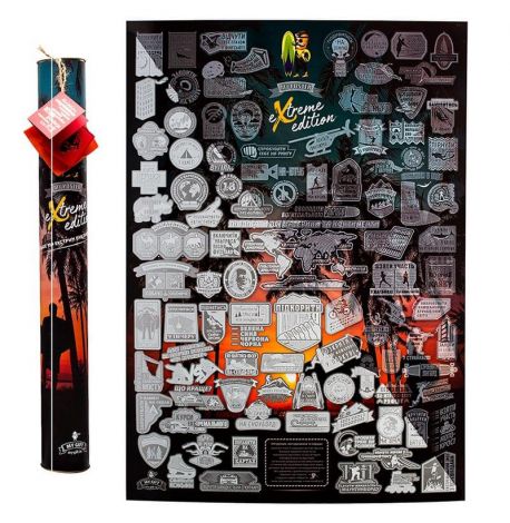 Скретч-постер My Poster Extreme edition (українська мова) в тубусі