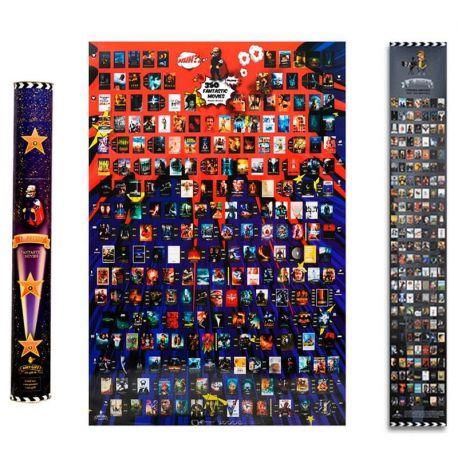 Скретч-постер фільмів My Poster Fantastic Movies (англійська мова) в тубусі